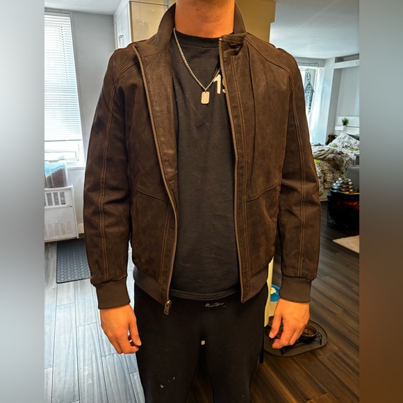 Wilson suede leather bomber - Picture 7 of 11